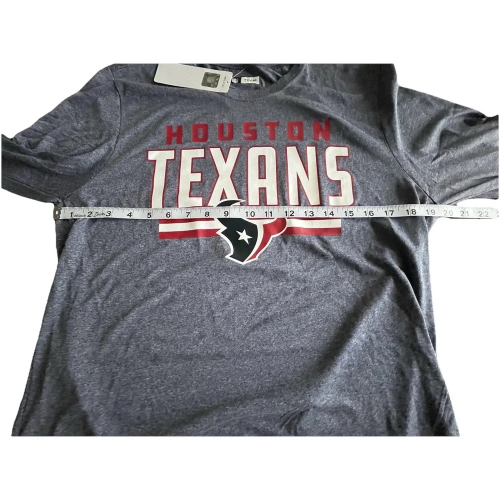 Houston Texans Men's‎ NFL Team Apparel Blue Long Sleeve Polyester Shirt Medium M